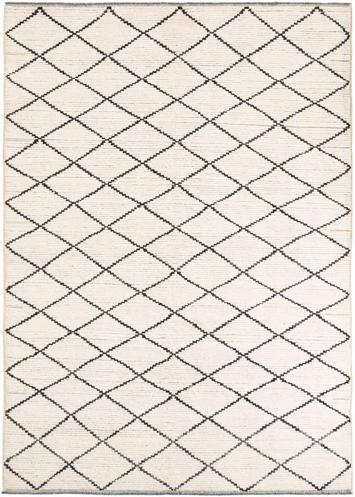 5' 10 x 8' 10 Hand Knotted Moroccan Wool Rug