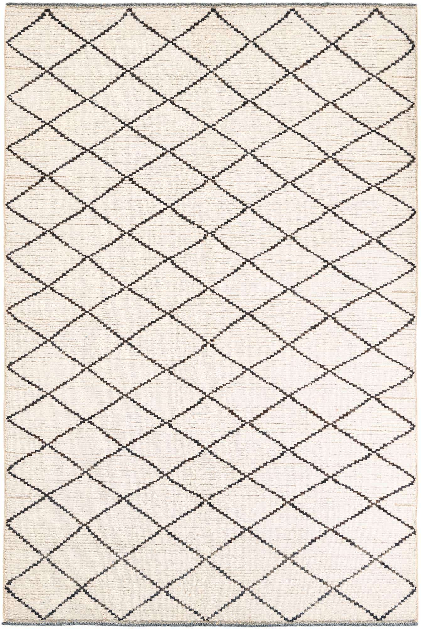 5' 10 x 8' 10 Hand Knotted Moroccan Wool Rug