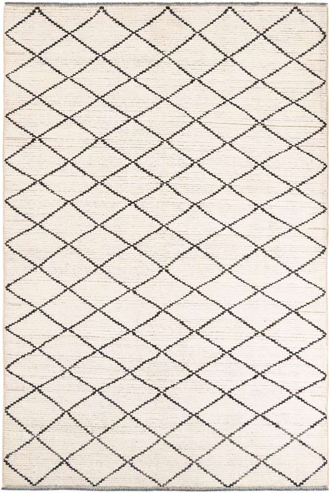 5' 10 x 8' 10 Hand Knotted Moroccan Wool Rug