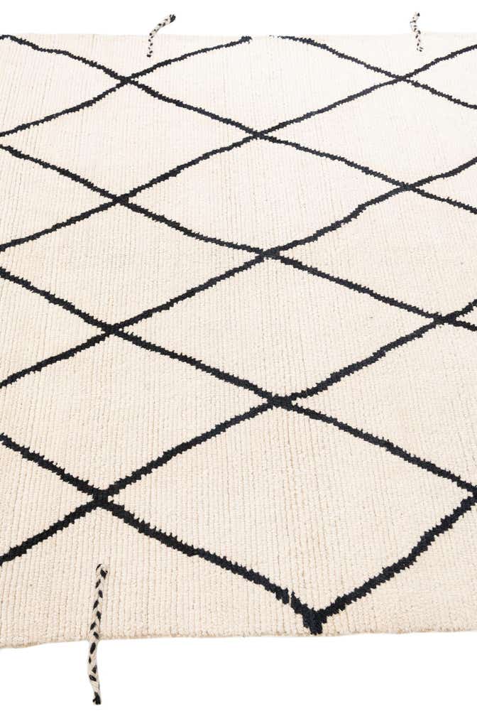 6' 2 x 8' 10 Hand Knotted Moroccan Wool Rug
