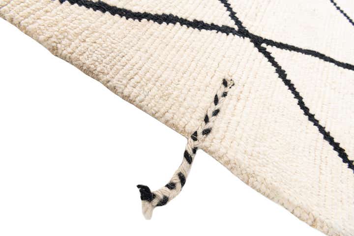 6' 2 x 8' 10 Hand Knotted Moroccan Wool Rug