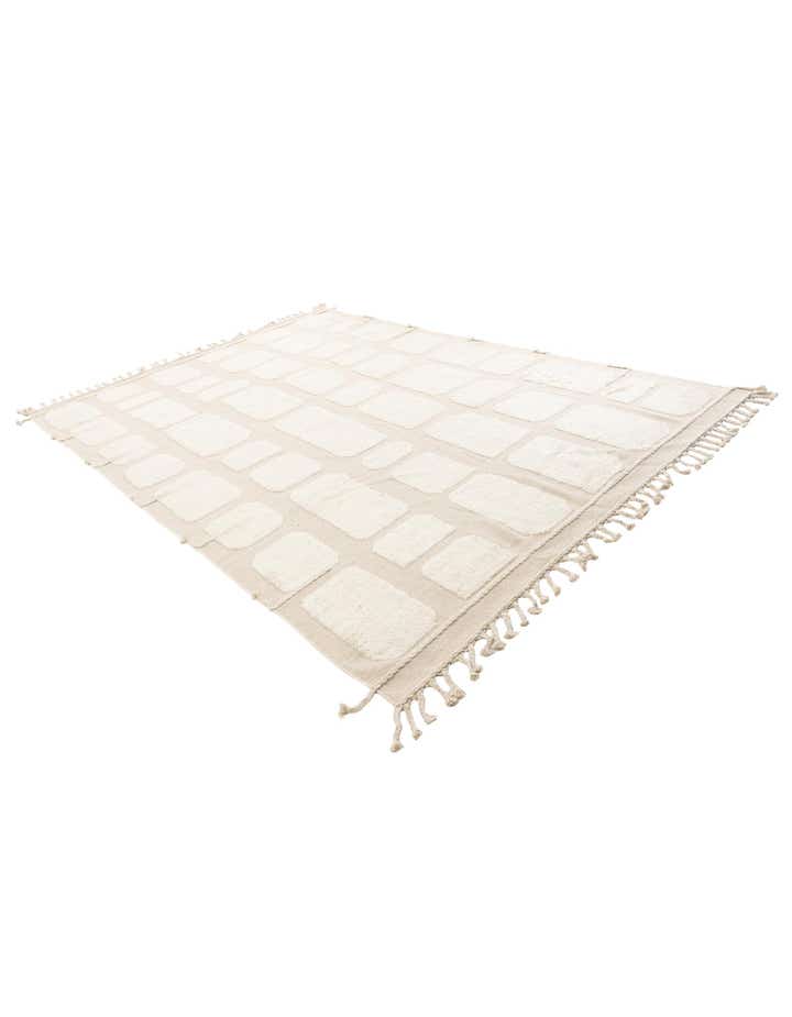 8' 1 x 11' 6 Hand Knotted Moroccan Wool Rug