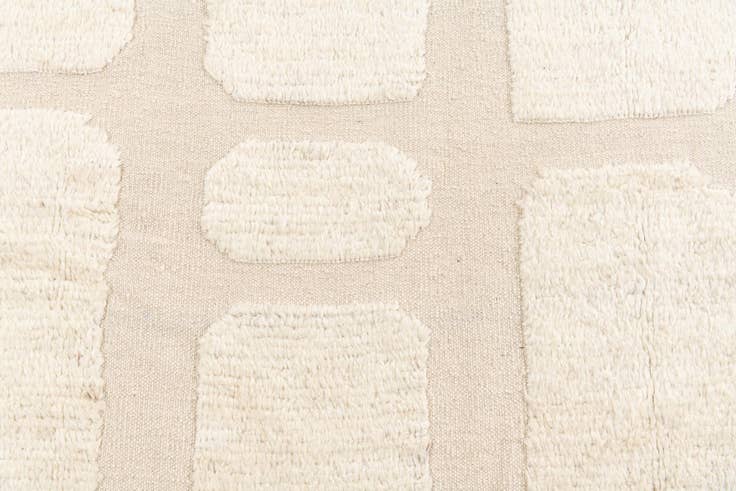Detail image of 8' 1 x 11' 6 Hand Knotted Moroccan Wool Rug