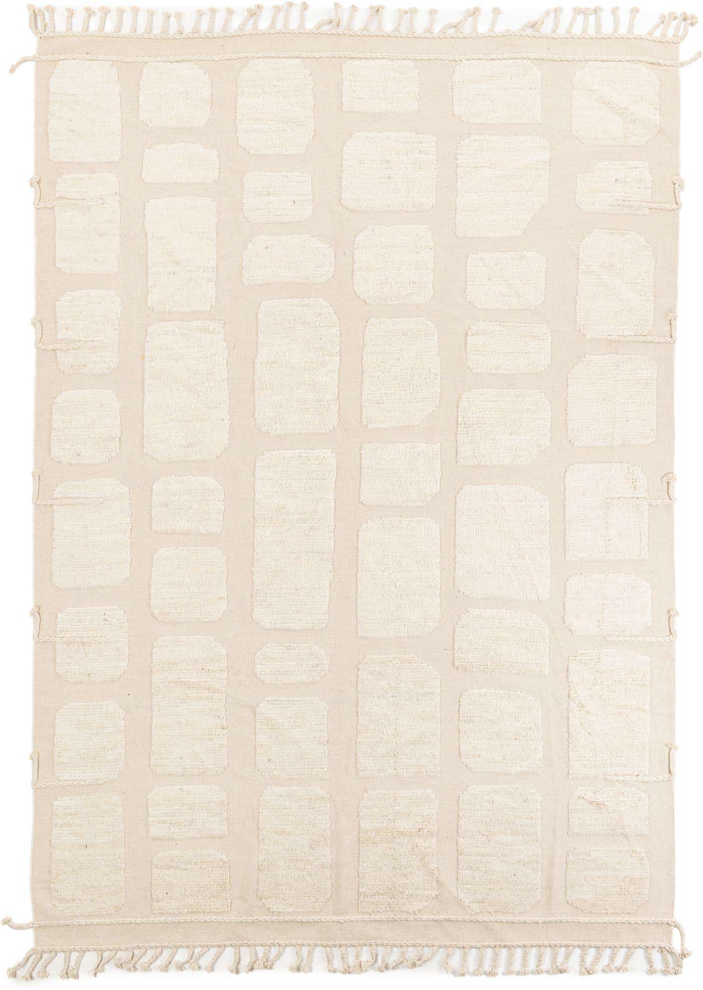 8' 1 x 11' 6 Hand Knotted Moroccan Wool Rug