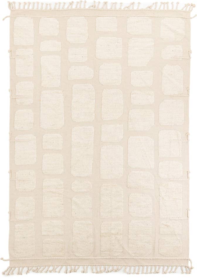 Detail image of 8' 1 x 11' 6 Hand Knotted Moroccan Wool Rug