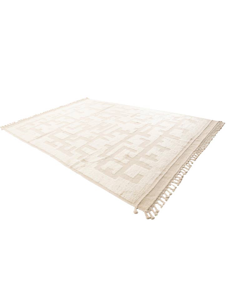 Detail image of 8' 3 x 11' 10  Hand Knotted Moroccan Wool Rug