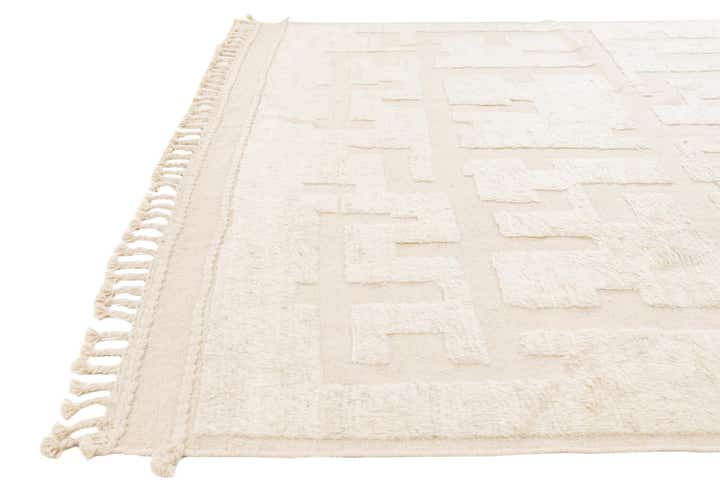 8' 3 x 11' 10 Hand Knotted Moroccan Wool Rug