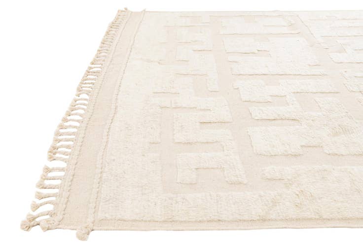 Detail image of 8' 3 x 11' 10 Hand Knotted Moroccan Wool Rug