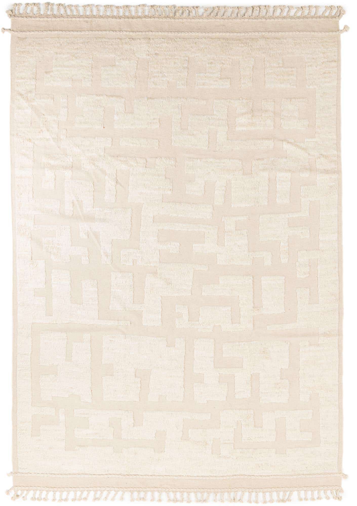 8' 3 x 11' 10 Hand Knotted Moroccan Wool Rug