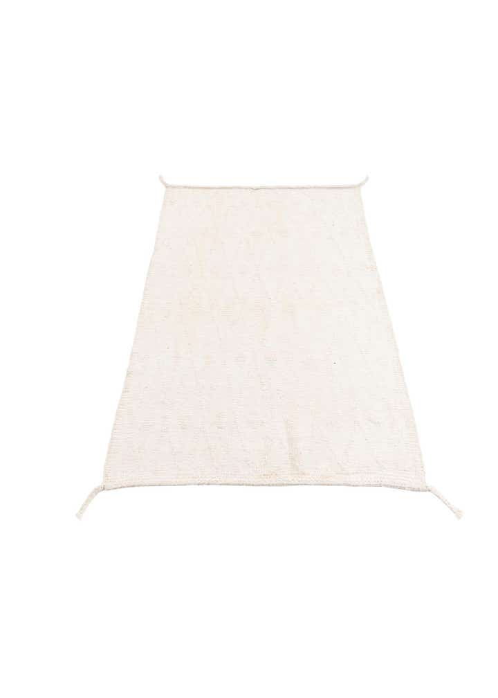 4' 2 x 5' 10 Hand Knotted Moroccan Wool Rug