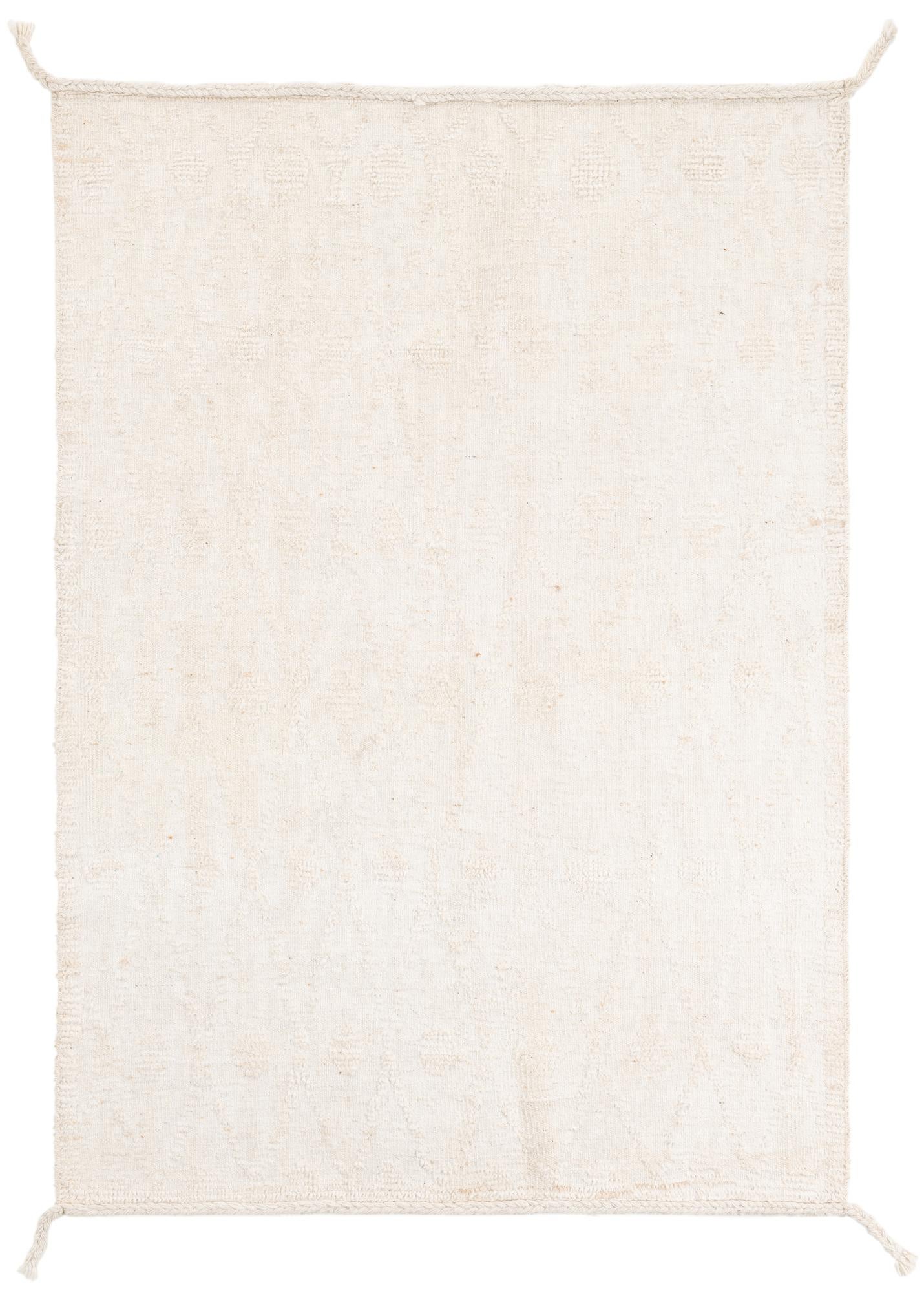 4' 2 x 5' 10 Hand Knotted Moroccan Wool Rug