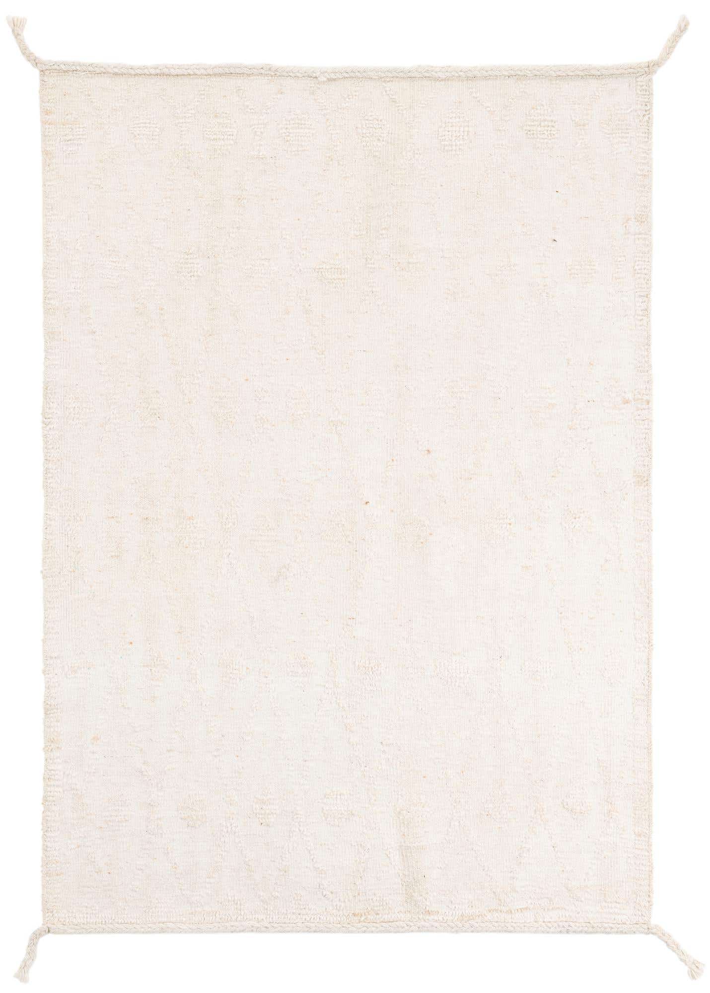 4' 2 x 5' 10 Hand Knotted Moroccan Wool Rug