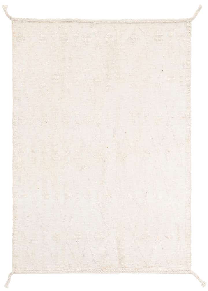 4' 2 x 5' 10 Hand Knotted Moroccan Wool Rug