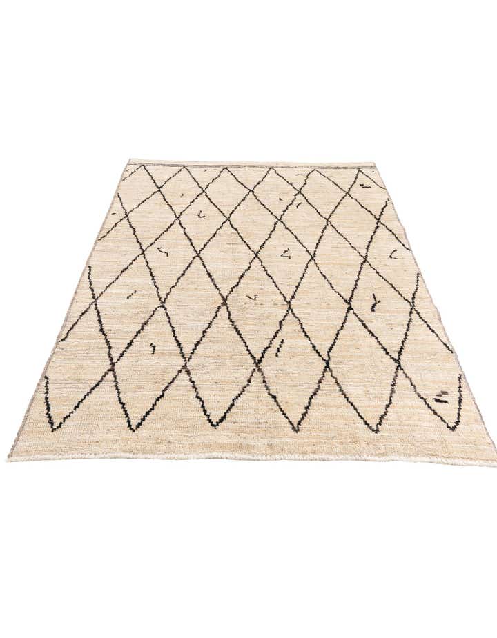 5' 2 x 7' Hand Knotted Moroccan Wool Rug