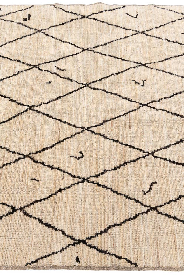 Detail image of 5' 2 x 7' Hand Knotted Moroccan Wool Rug