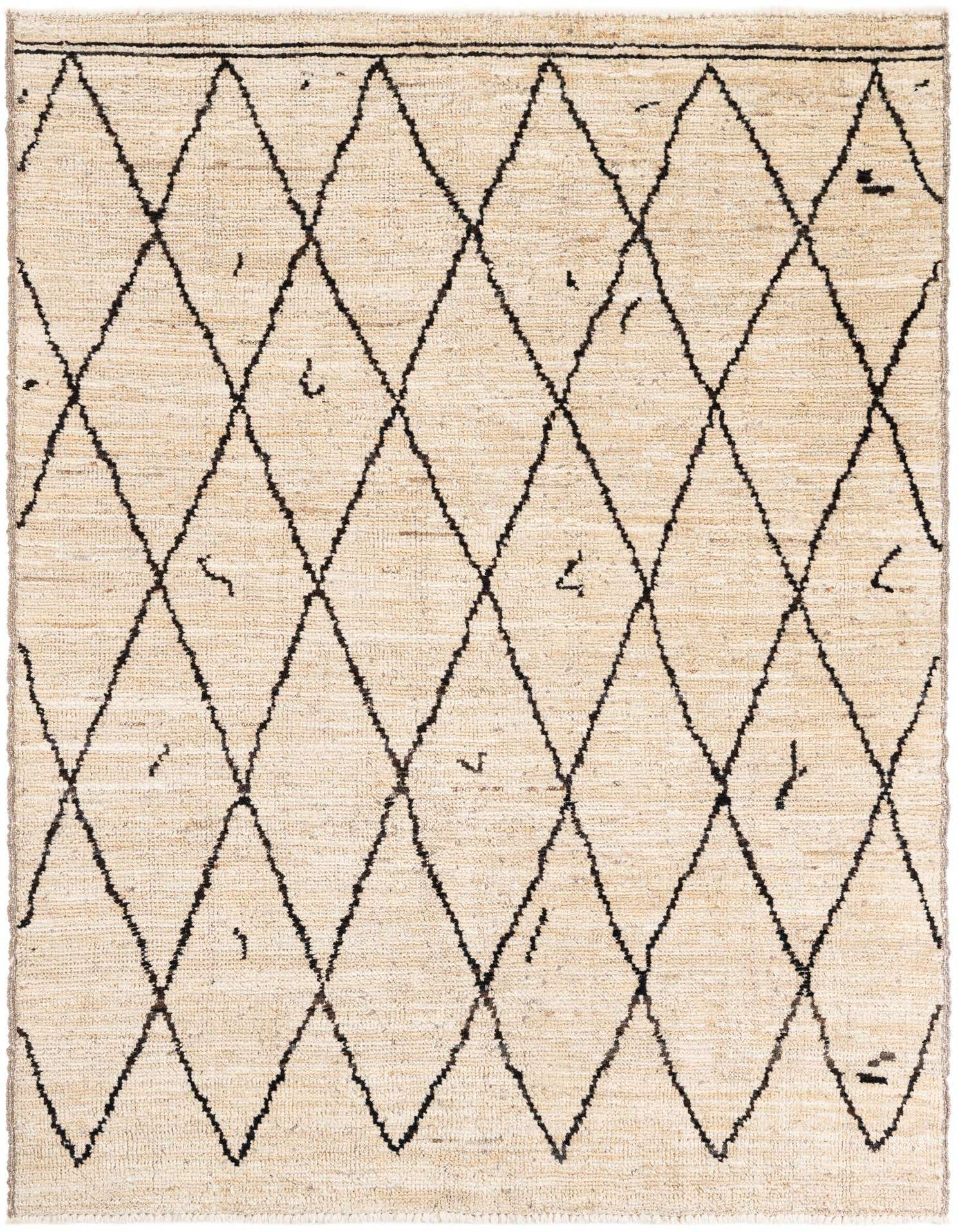 5' 2 x 7' Hand Knotted Moroccan Wool Rug