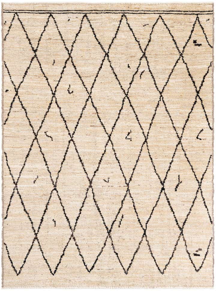 5' 2 x 7' Hand Knotted Moroccan Wool Rug