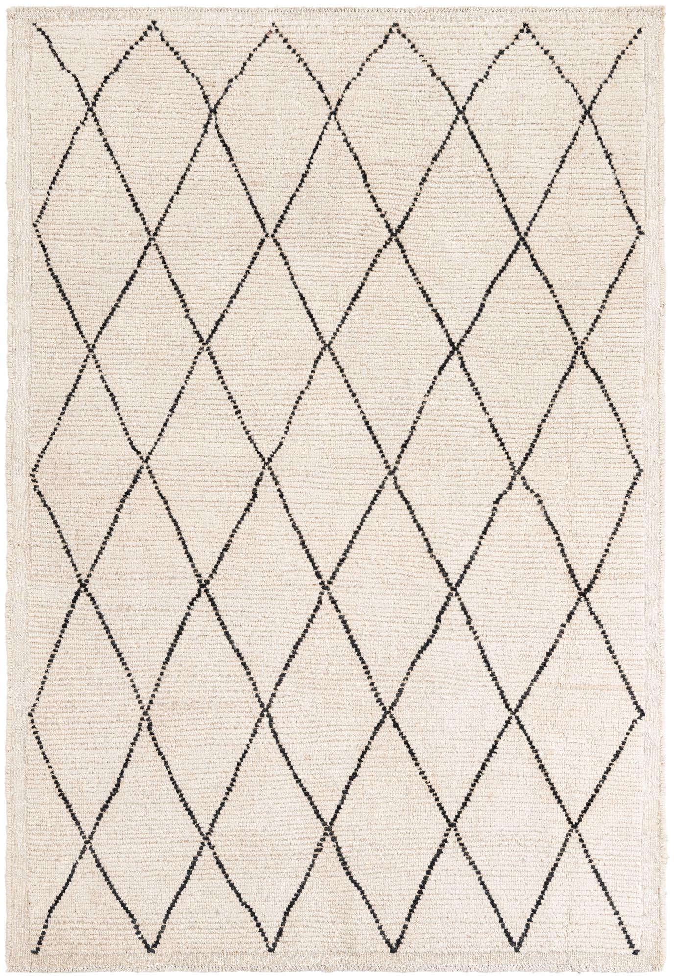 5' 4 x 7' 10 Hand Knotted Moroccan Wool Rug