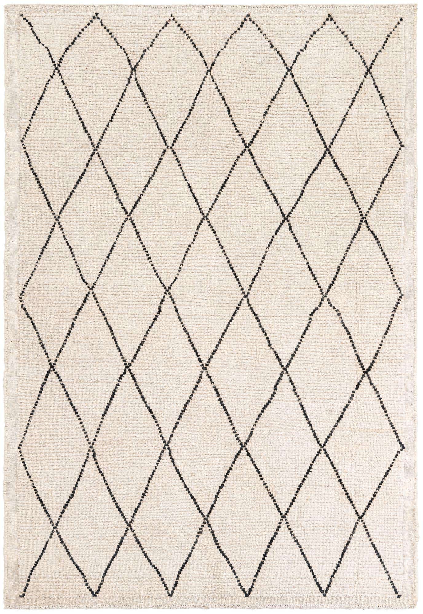 5' 4 x 7' 10 Hand Knotted Moroccan Wool Rug