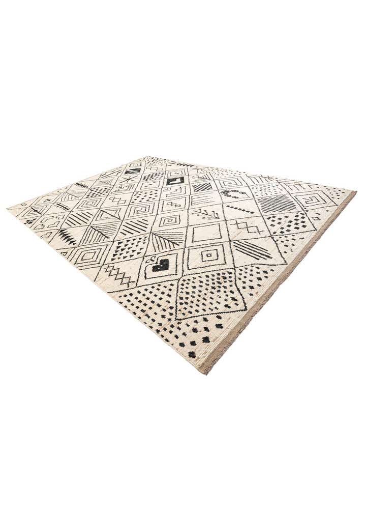 10' 1 x 14' Hand Knotted Moroccan Wool Rug