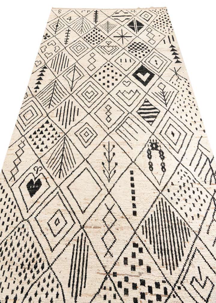 10' 1 x 14' Hand Knotted Moroccan Wool Rug