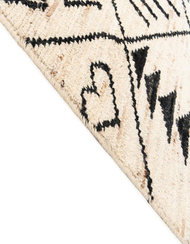 Detail image of 10' 1 x 14' Hand Knotted Moroccan Wool Rug