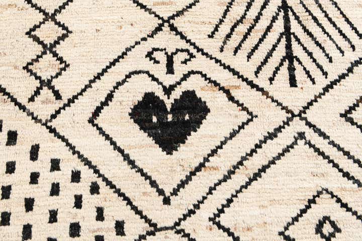 10' 1 x 14' Hand Knotted Moroccan Wool Rug