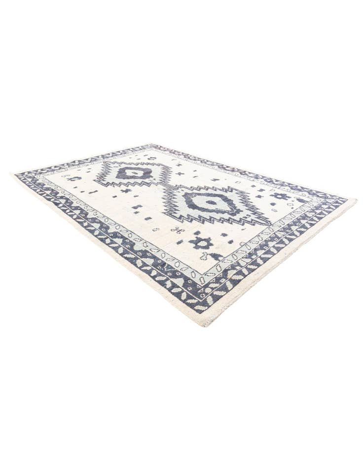 Detail image of 8' 4 x 11' 8 Hand Knotted Moroccan Wool Rug