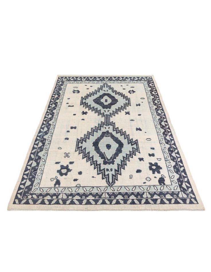 Detail image of 8' 4 x 11' 8 Hand Knotted Moroccan Wool Rug