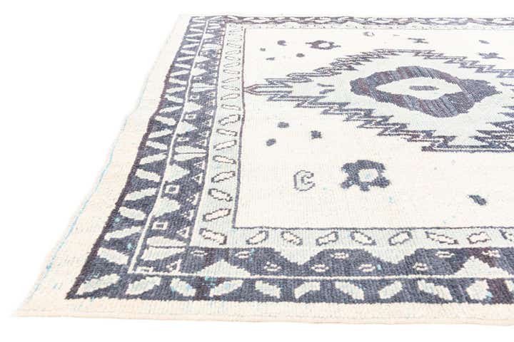 8' 4 x 11' 8 Hand Knotted Moroccan Wool Rug