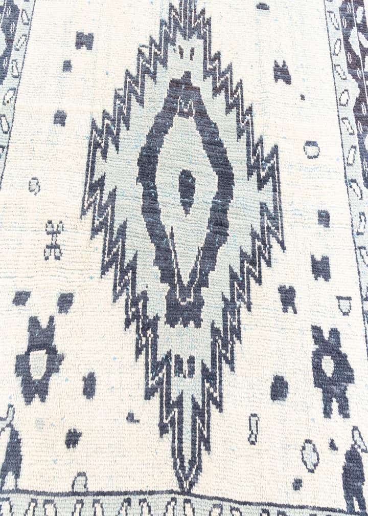 8' 4 x 11' 8 Hand Knotted Moroccan Wool Rug