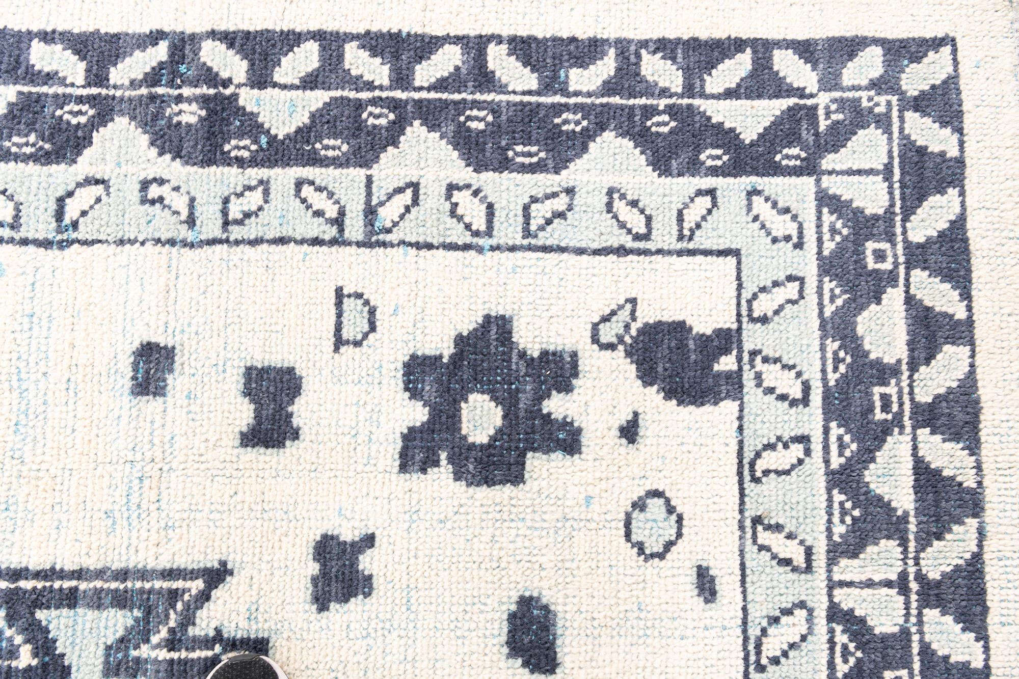 8' 4 x 11' 8 Hand Knotted Moroccan Wool Rug