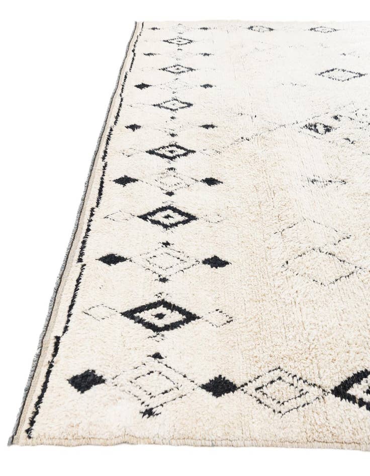 Detail image of 10' x 14' 1  Hand Knotted Moroccan Wool Rug
