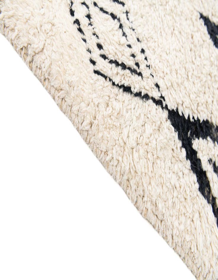 Detail image of 10' x 14' 1  Hand Knotted Moroccan Wool Rug