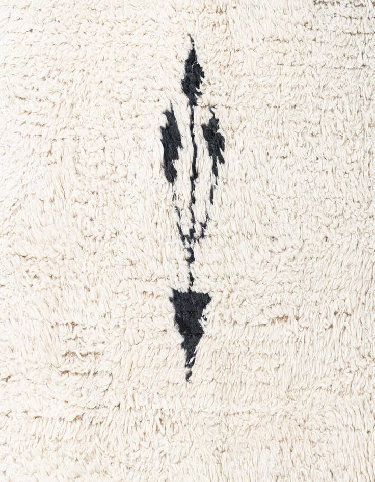 Detail image of 10' x 14' 1  Hand Knotted Moroccan Wool Rug