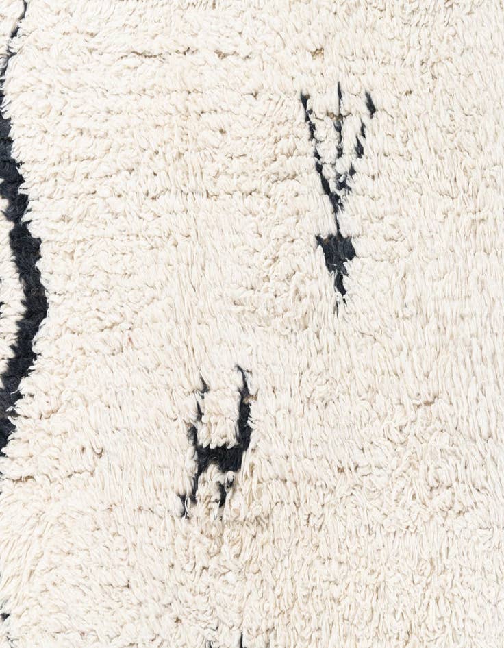 Detail image of 10' x 14' 1  Hand Knotted Moroccan Wool Rug
