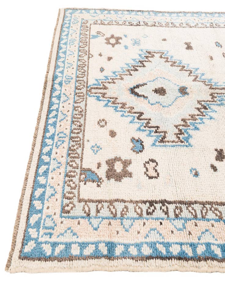 Detail image of 5' x 7' 2  Hand Knotted Moroccan Wool Rug