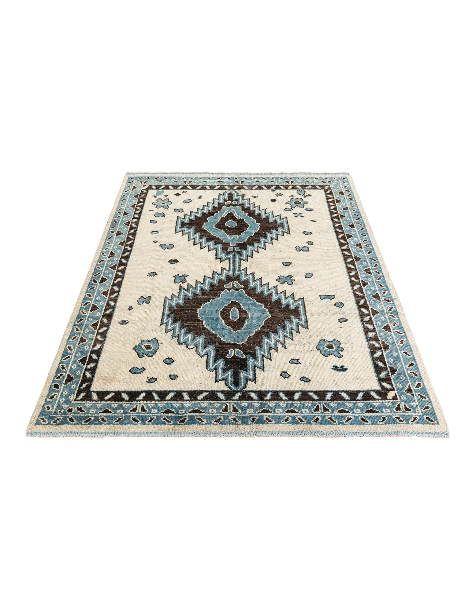 7' 10 x 10' 1 Hand Knotted Moroccan Wool Rug