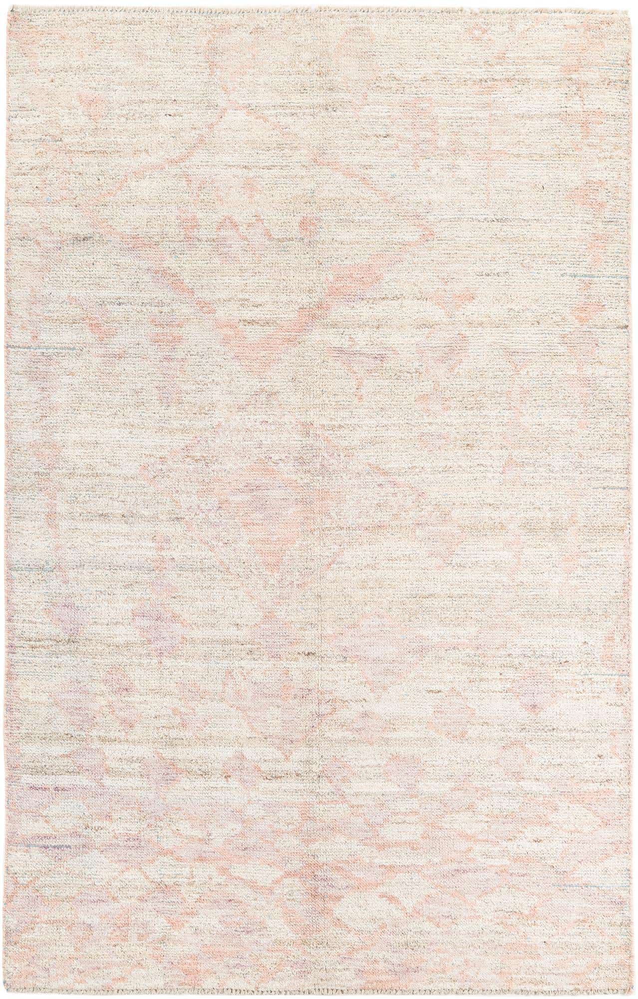 5' 7 x 8' 9 Hand Knotted Moroccan Wool Rug