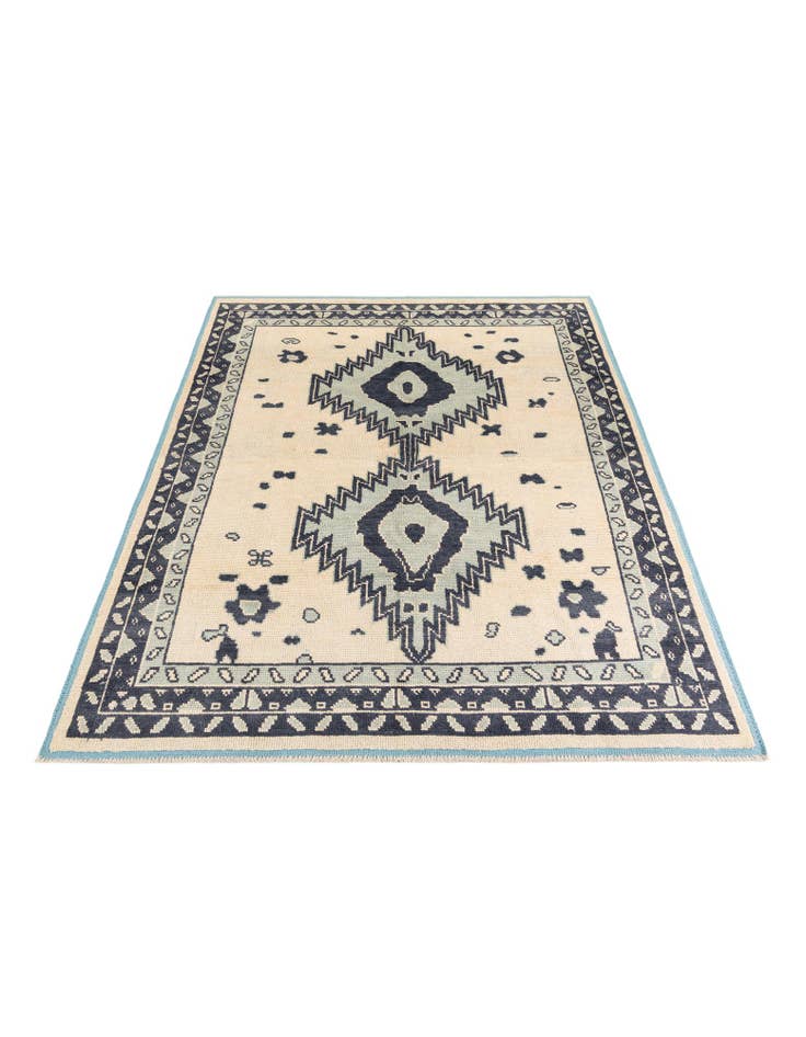Detail image of 7' 9 x 10' 3 Hand Knotted Moroccan Wool Rug