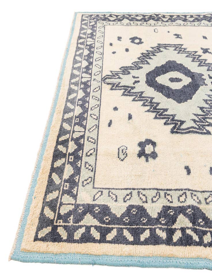 Detail image of 7' 9 x 10' 3  Hand Knotted Moroccan Wool Rug