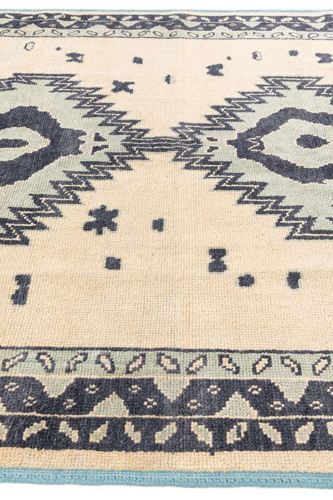 7' 9 x 10' 3 Hand Knotted Moroccan Wool Rug