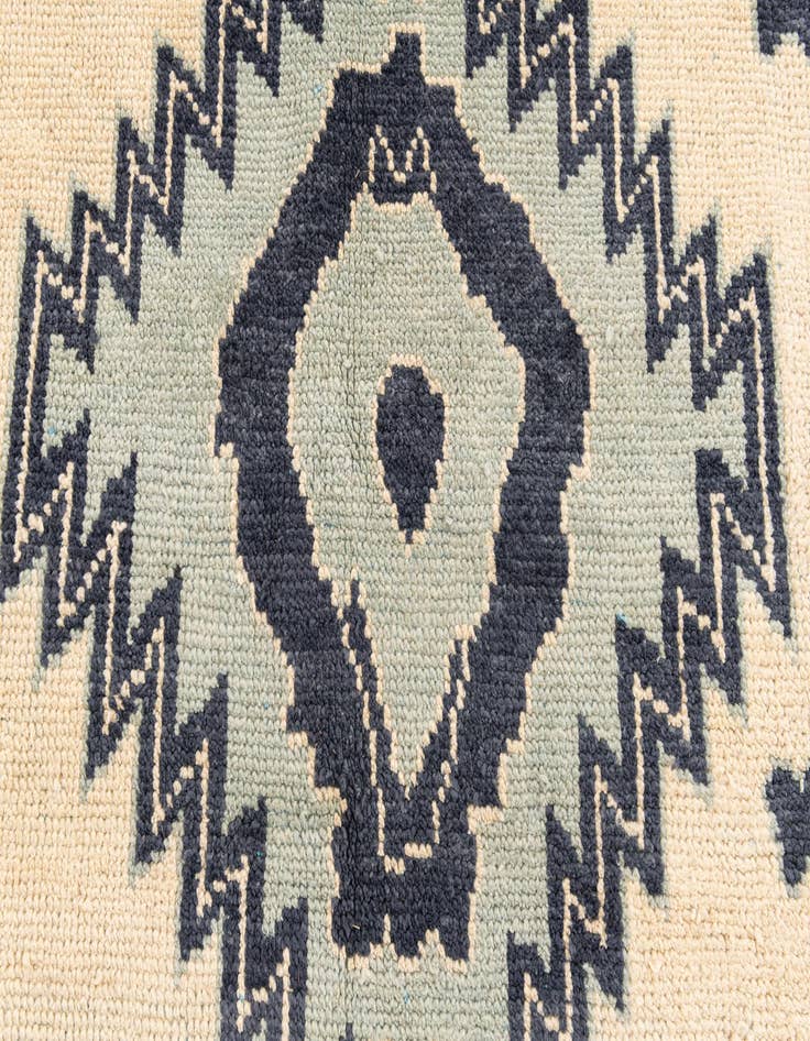 Detail image of 7' 9 x 10' 3  Hand Knotted Moroccan Wool Rug