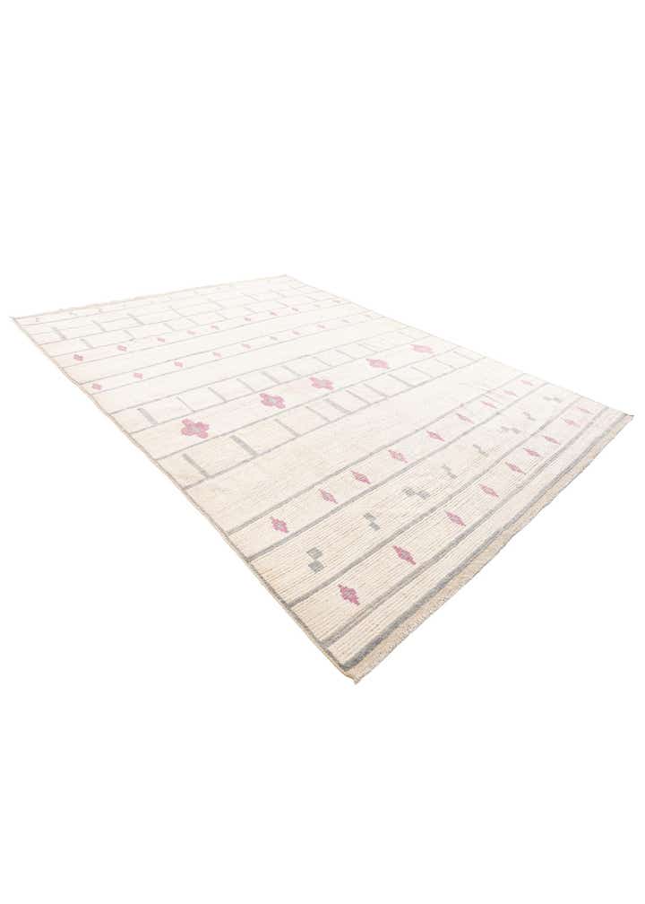 9' 2 x 12' 6 Hand Knotted Moroccan Wool Rug