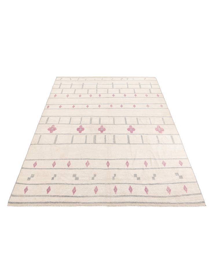 Detail image of 9' 2 x 12' 6  Hand Knotted Moroccan Wool Rug