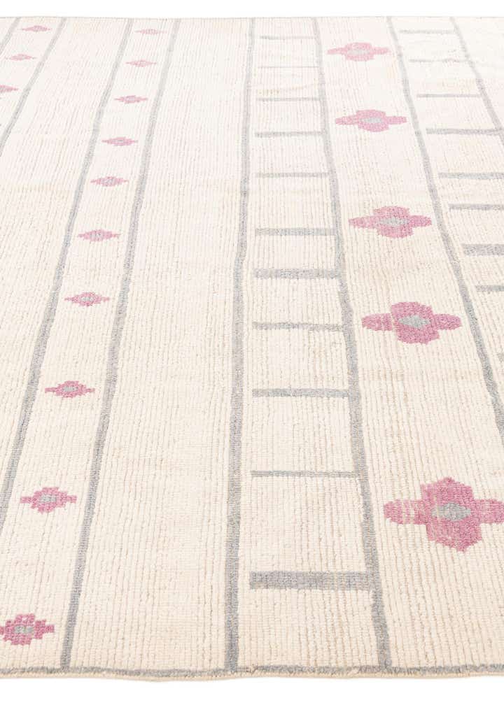 9' 2 x 12' 6 Hand Knotted Moroccan Wool Rug