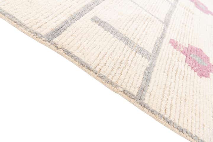 9' 2 x 12' 6 Hand Knotted Moroccan Wool Rug