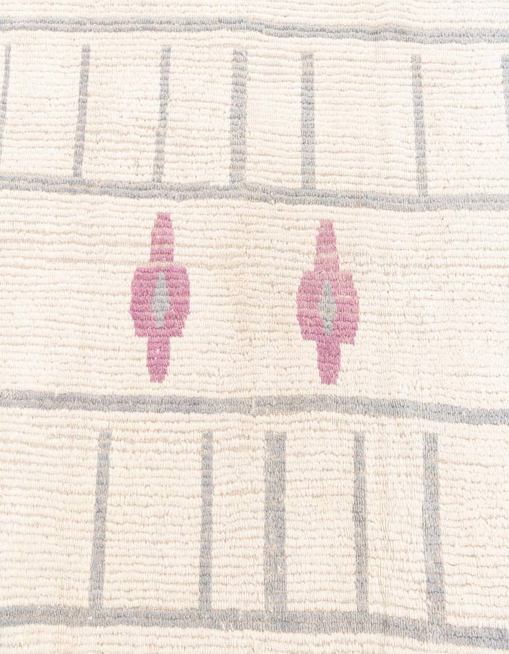 Detail image of 9' 2 x 12' 6  Hand Knotted Moroccan Wool Rug