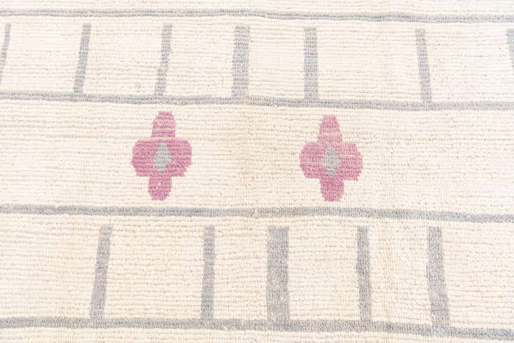 9' 2 x 12' 6 Hand Knotted Moroccan Wool Rug