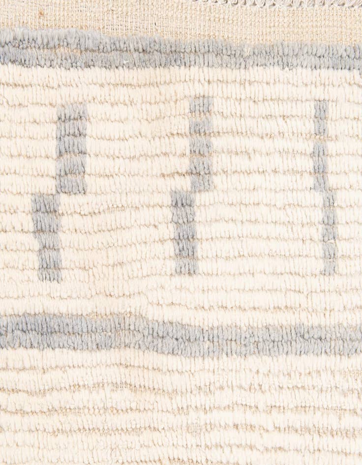Detail image of 9' 2 x 12' 6  Hand Knotted Moroccan Wool Rug